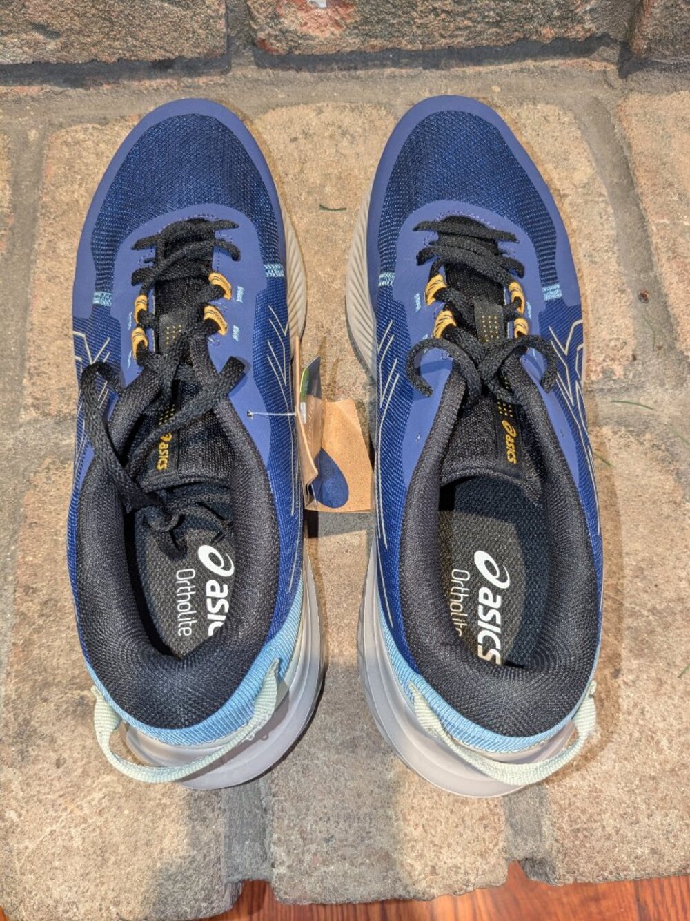 NEW Asics Gel Excite Trail 2 Mens 13 Running Gym Shoes Sneakers Deep Ocean Blue - Picture 9 of 11